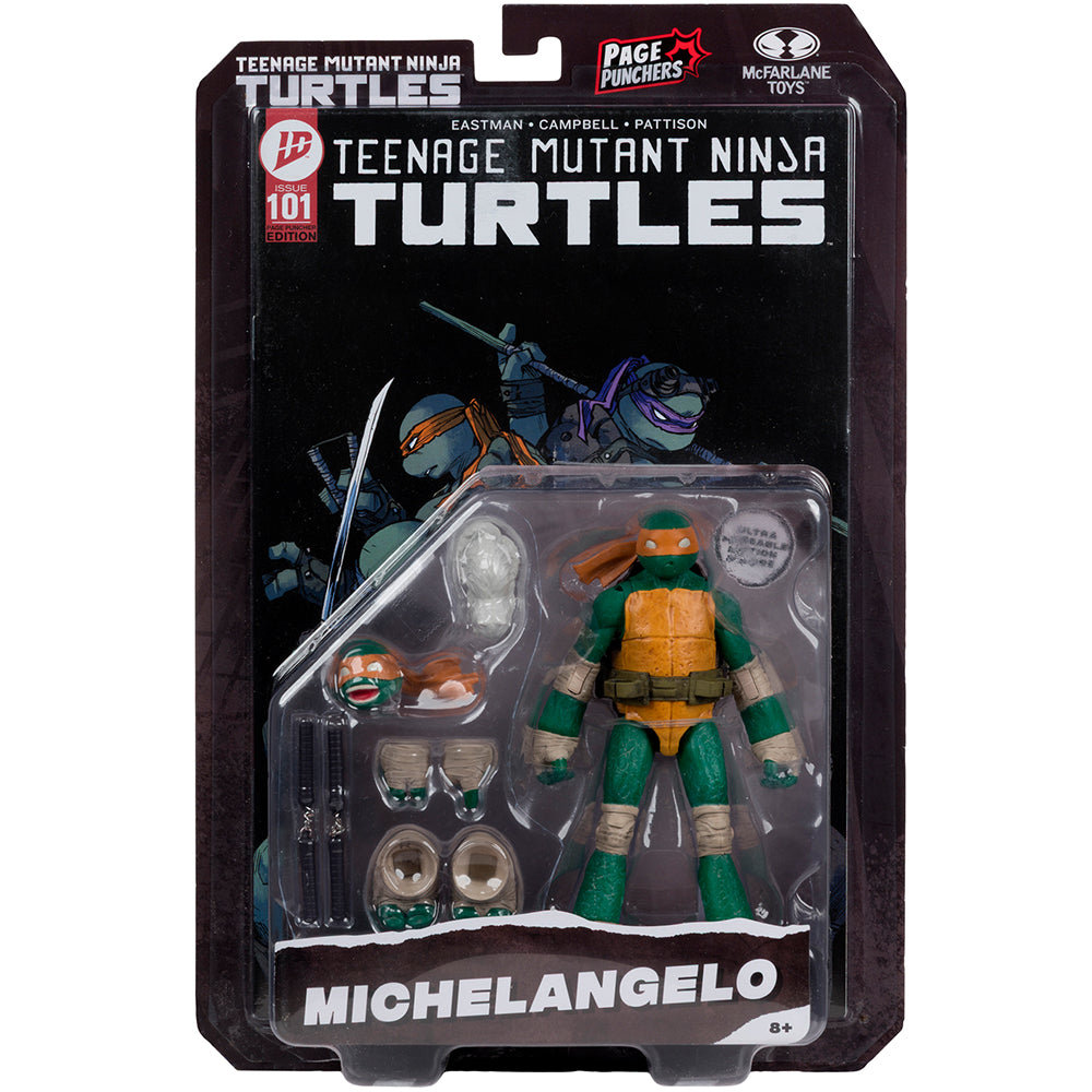Wojownicze Żółwie Ninja (Page Punchers) Michelangelo figurka akcji 5 cali